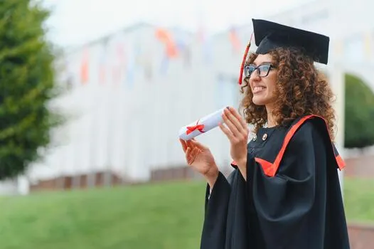 celebration of graduation day diploma photo